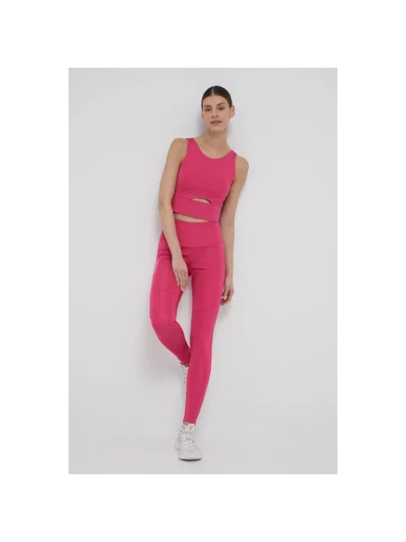 Emporio Armani Legginsy fioletowe