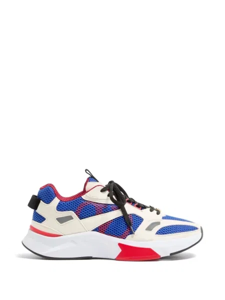 Sneakerși Valentino Garavani din piele de căprioară albastru