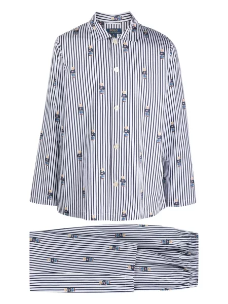 Rastezanje polo majica Polo Ralph Lauren karirana s printom ružičasta