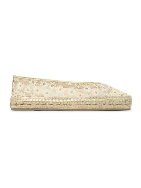 Espadryle Castaner skórzane białe
