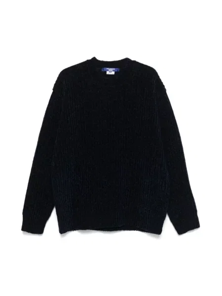 Sweter Junya Watanabe z okrągłym dekoltem niebieski
