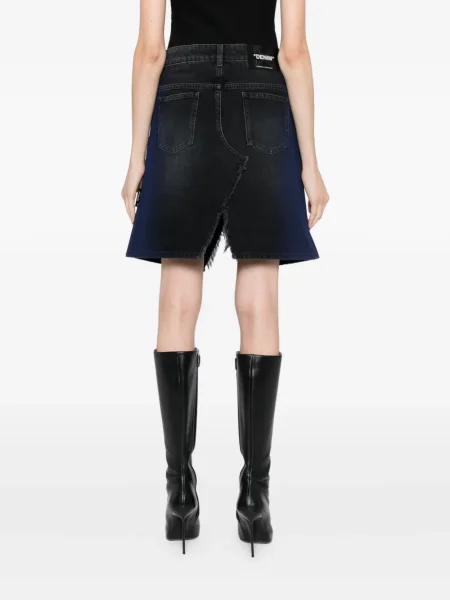 Fustă din denim Off-white alb