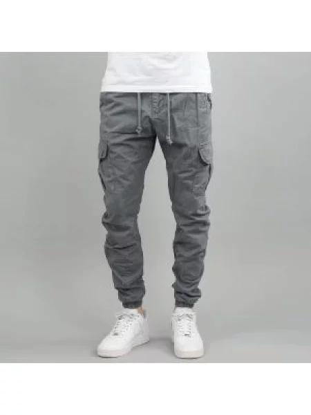 Běžecké tepláky Urban Classics šedé