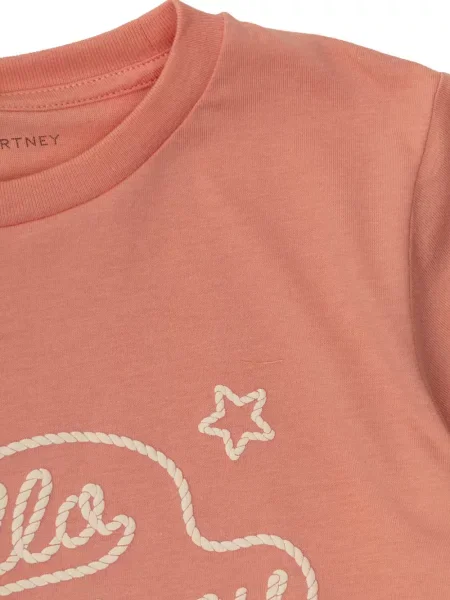 Koszulka dziecięca Stella Mccartney różowa