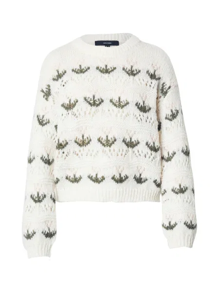 VERO MODA Pulover VMIdelle verde închis / roz alb