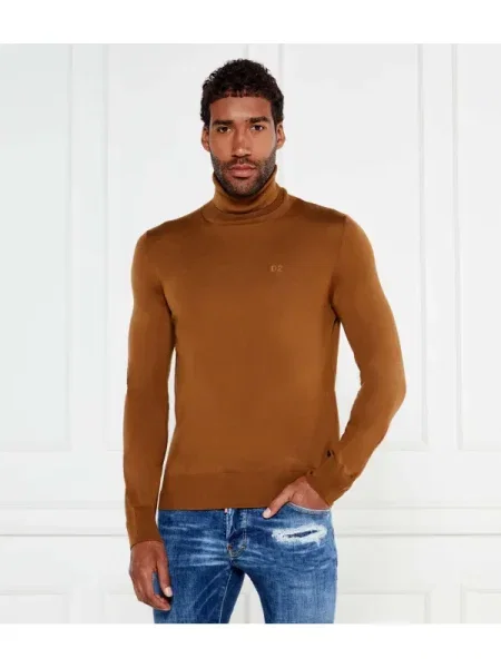 Pulover Dsquared2 de lână maro