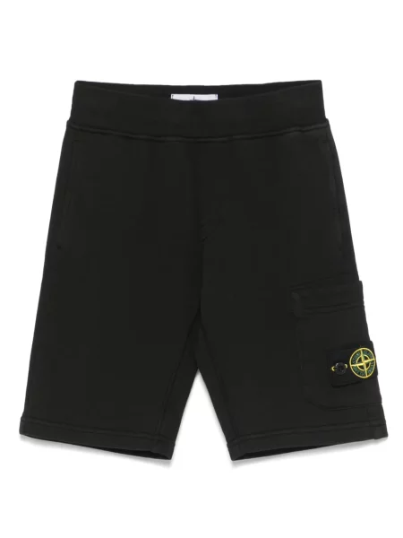 Szorty cargo dziecięce Stone Island czarne