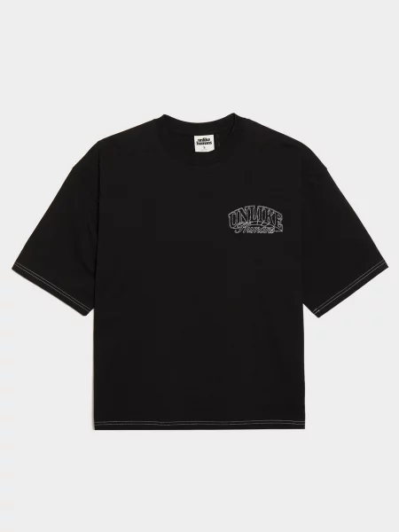 Unlike Humans T-Shirt Whitting czarna