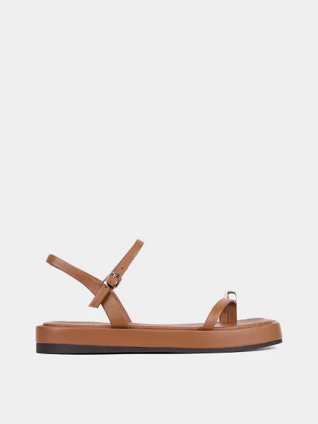 Шкіряні Сандалії MIRATON коричневий