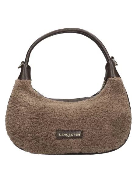 Mała mały torebka hobo Lancaster skórzana brązowa