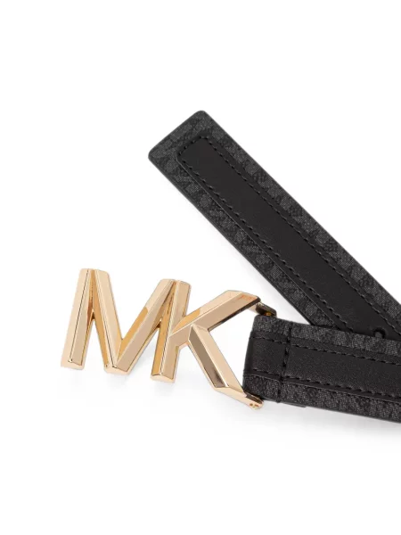Reversibil bikini Michael Michael Kors cu broderie din piele de căprioară portocaliu