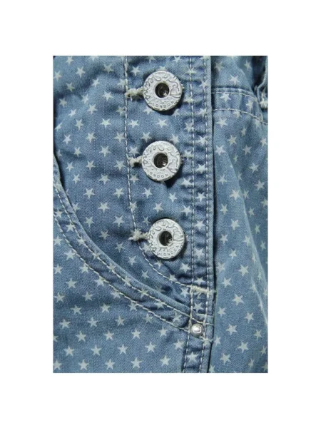 Salopetă de blugi copii Pepe Jeans albastru
