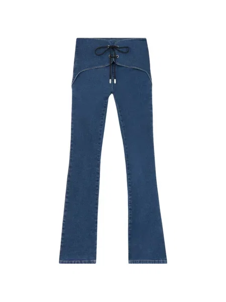 Pantaloni Gcds evazate albastru