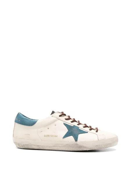 Sneakerși Golden Goose cu șireturi din dantelă