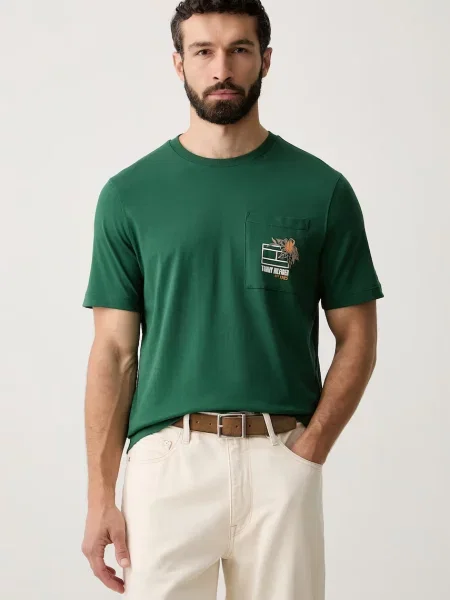Tommy Hilfiger tričko pánske zelená