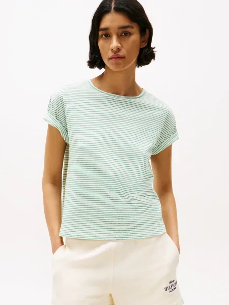 Tommy Hilfiger Tricou | | cu adaos de in verde