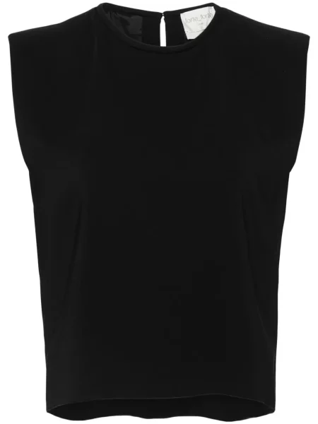 Cropp bluză Forte_forte din crep negru