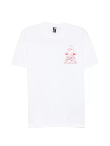 Scurt tricou The North Face alb