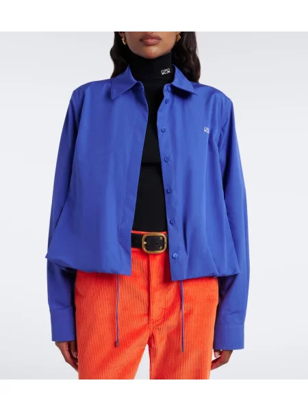 Cămașă Loewe din poplin albastru