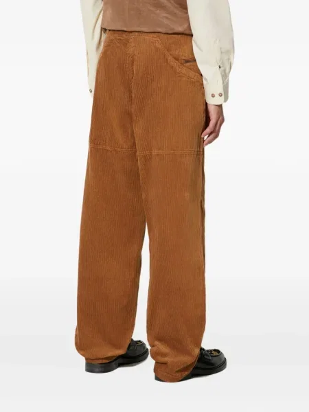 Pantaloni Engineered Garments de catifea cord maro