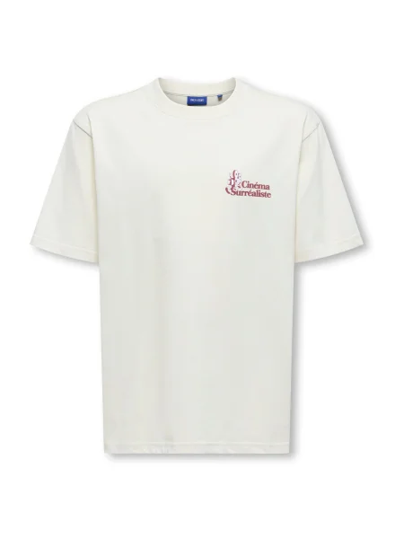 Only & Sons Junior Tricou OSJFREDO verde pastel / vin roșu