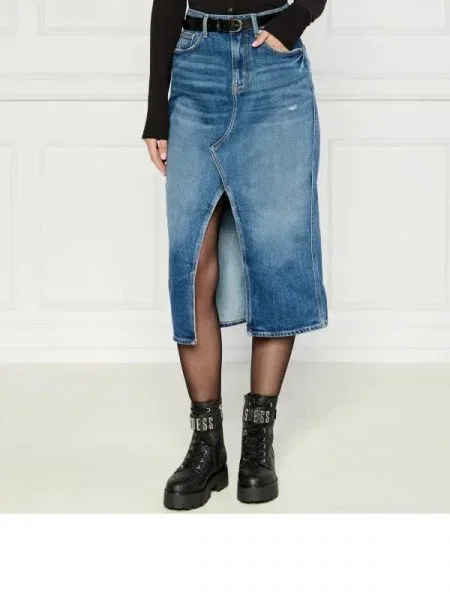 Tommy Jeans De blugi fustă albastru