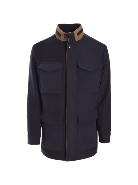 Палто Luciano Barbera сиво