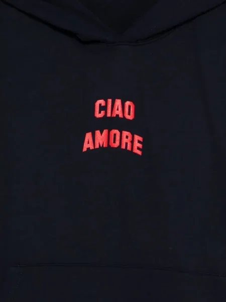 Hanorac cu glugă Giada Benincasa albastru