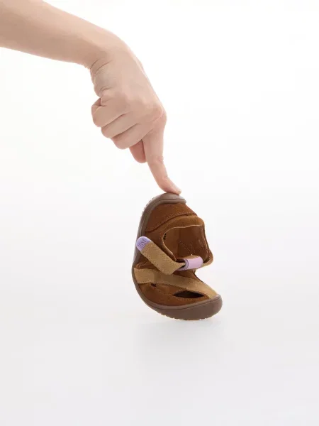 Детские сандалии Osik Barefoot коричневые