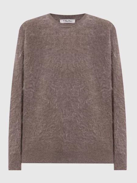 Светр CHICCA з кашеміру Max Mara коричневий