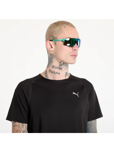 Тениска Puma с изчистен дизайн черно