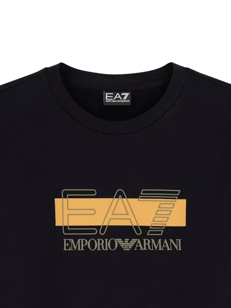 Hanorac Ea7 Emporio Armani cu imagine negru