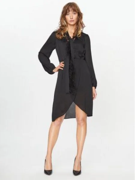 TWINSET Rochie cocktail negru