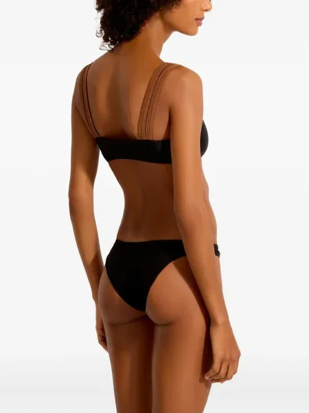 Bikini Lenny Niemeyer plecione na ramiączkach czarne