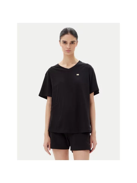 Emporio Armani T-shirt Loose Fit crna