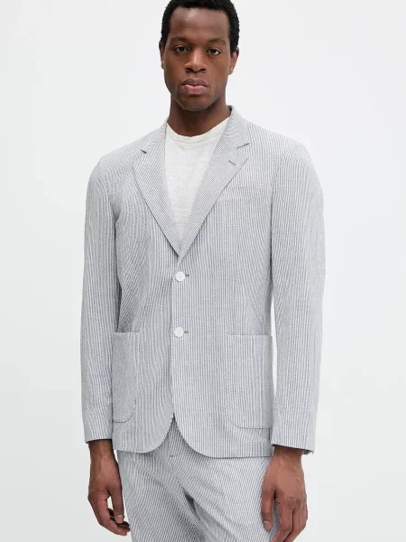 Suknjič s primesjo volne Marciano Guess modra