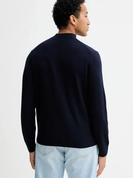 Calvin Klein Gyapjú garbó kék