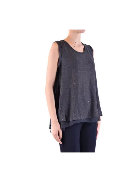 Top Brunello Cucinelli casual niebieski