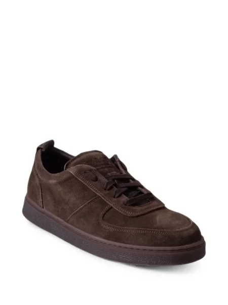 Sneakerși Calce din piele de căprioară maro
