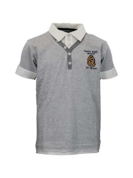 Tricou polo copii Srk gri