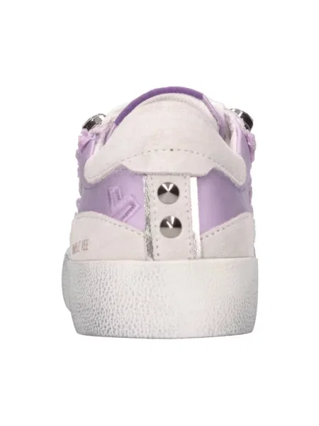 Sneakersy Emanuélle Vee skórzane fioletowe
