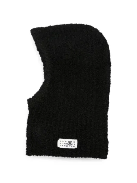 Bouclé căciulă Mm6 Maison Margiela cu autograf negru