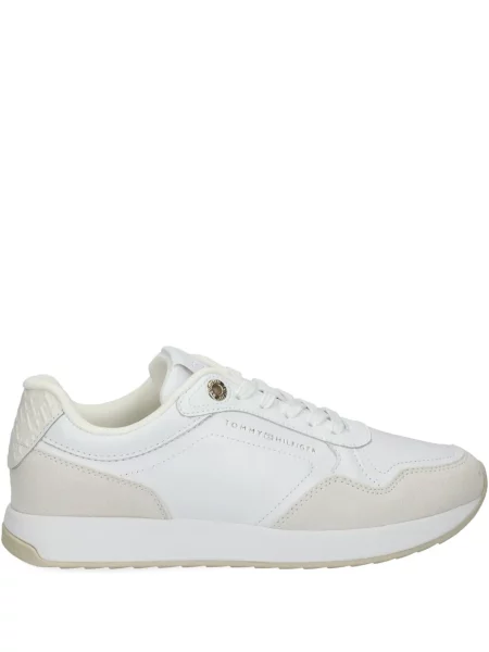 Sneakerși Tommy Hilfiger din piele alb