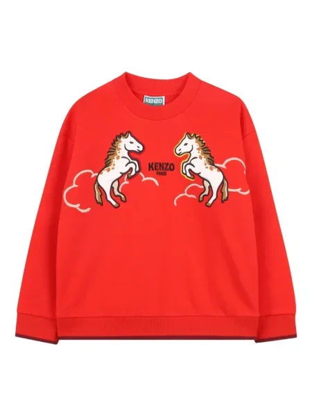Bluza dziecięca Kenzo czerwona