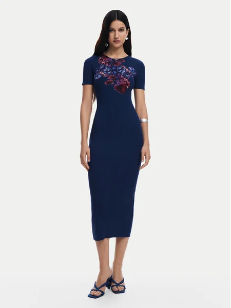 Desigual Rochie de zi Bleumarin