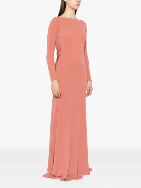 Rochie maxi Alex Perry lungă de costum roz