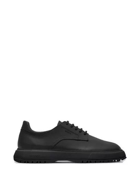 Pantofi derby Referenc din piele negru