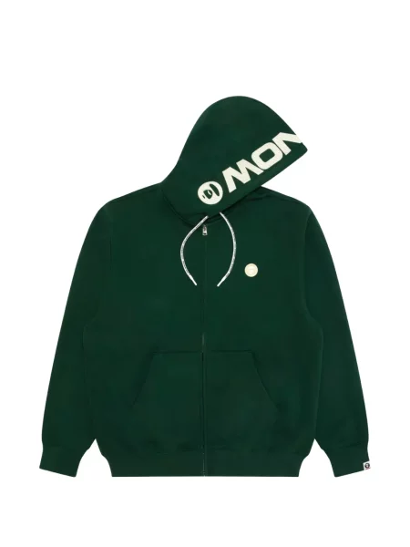 Hanorac cu glugă Aape By A Bathing Ape cu imagine verde