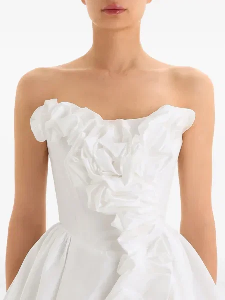 Rochie mini Post Meridiem de costum alb