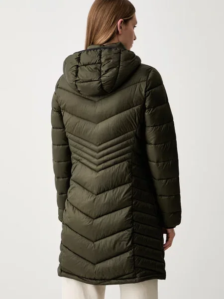 DKNY hosszú dzseki női zöld